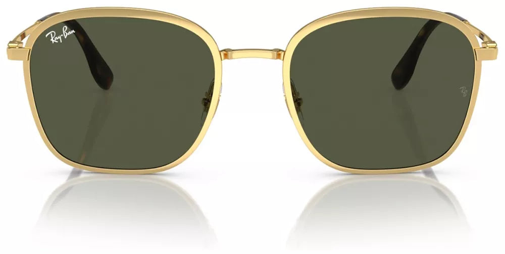 Ray Ban Rb3720 Ray-Ban RB3720 001/31 Gold Browline Sunglasses | OpticsSouq UAE